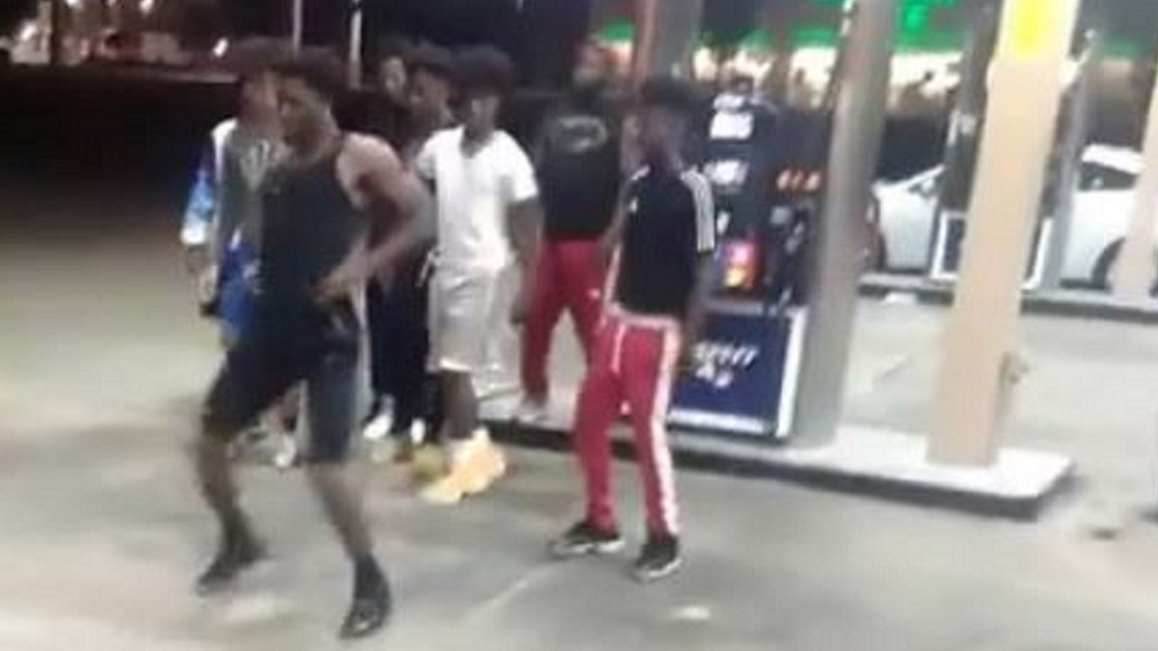 Video of dancing teens at gas station goes viral